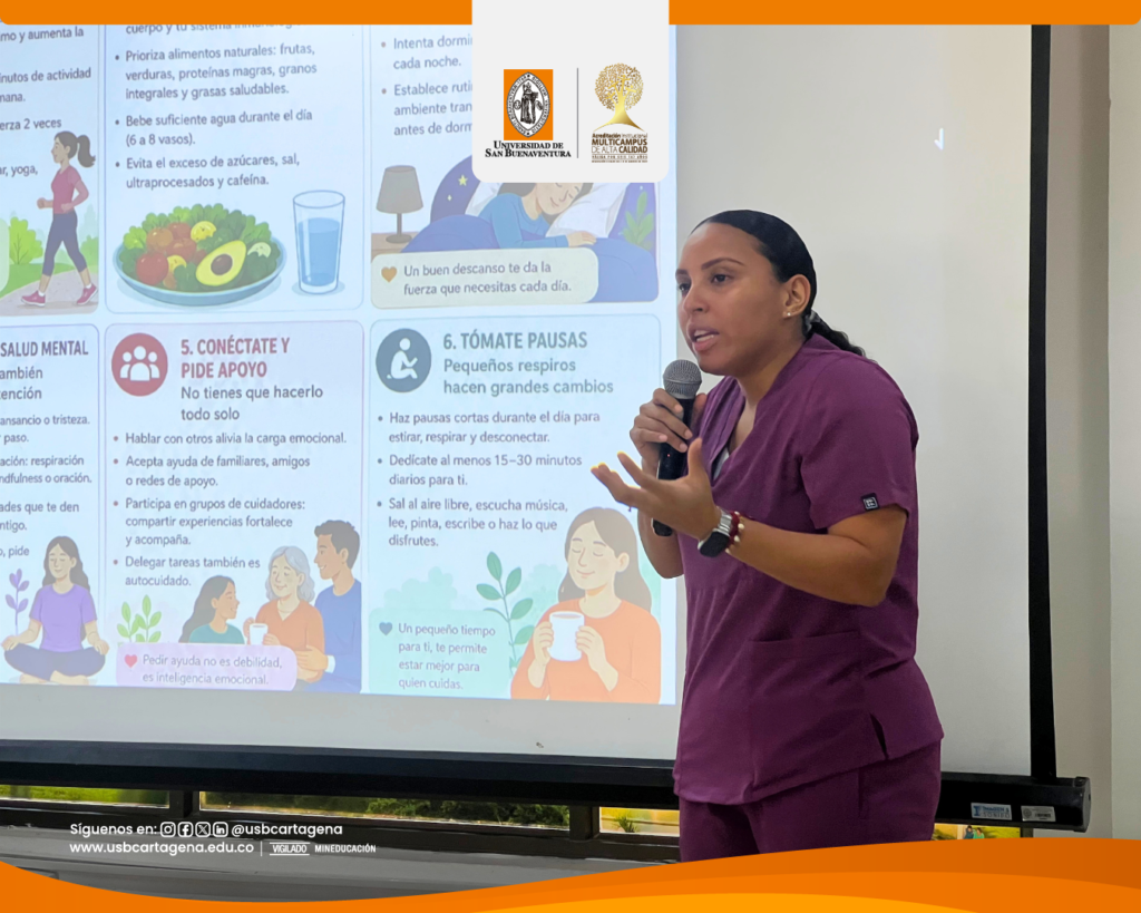 Fisioterapia promueve el bienestar de quienes cuidan.