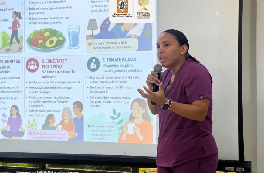 Fisioterapia promueve el bienestar de quienes cuidan.