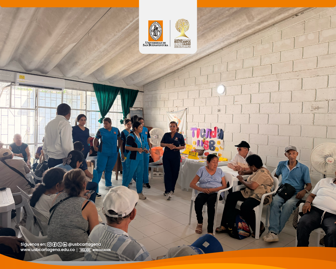 Universidad de San Buenaventura Cartagena fortalece la promoción de la salud en la comunidad de Ternera