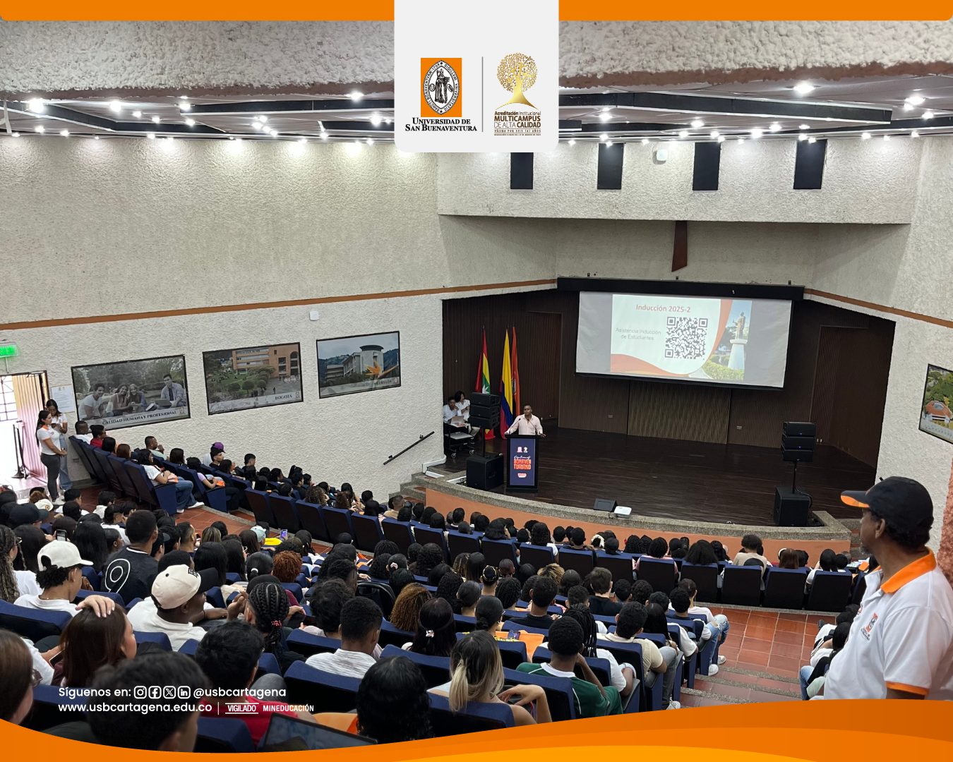 Nuevos estudiantes de pregrado iniciaron su camino en la USB con jornada de inducción