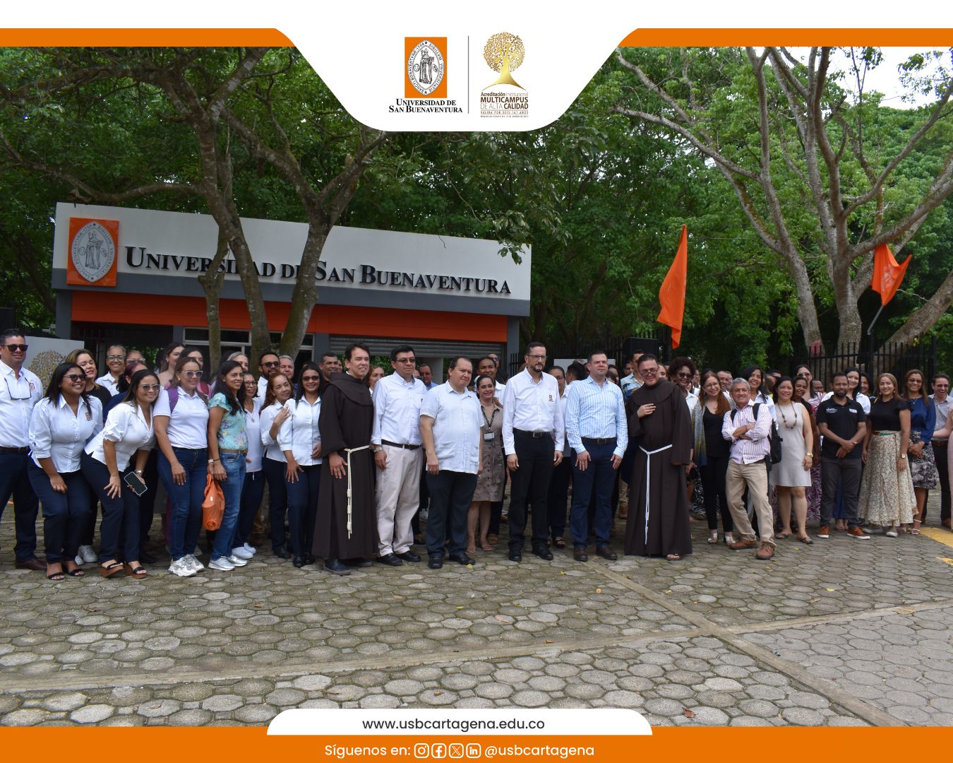 Bendición y Apertura de Nuevos Espacios de Acceso al Campus de la Universidad de San Buenaventura Cartagena